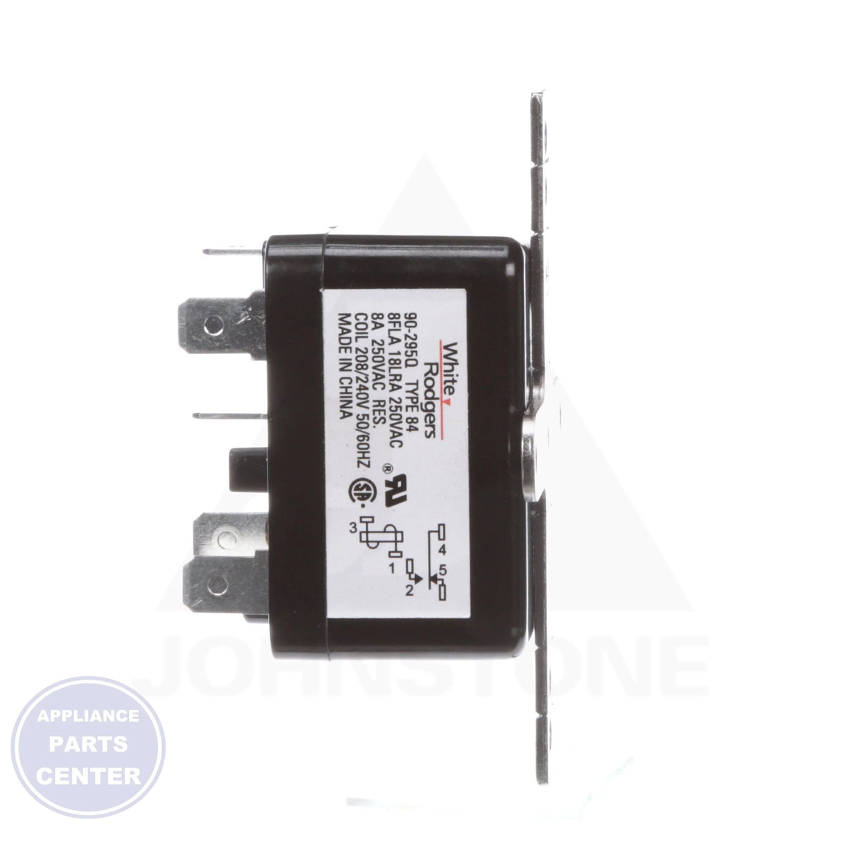 Enclosed Fan Relay 90-295Q - Detailed view of SPDT switch action