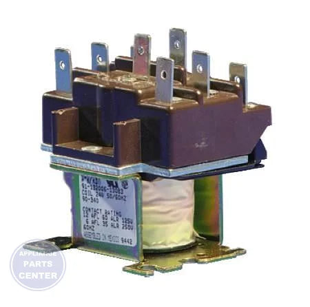 RBM 2 Pole Switching Relay 90-342 - Main view showing DPDT switch action for L39-727