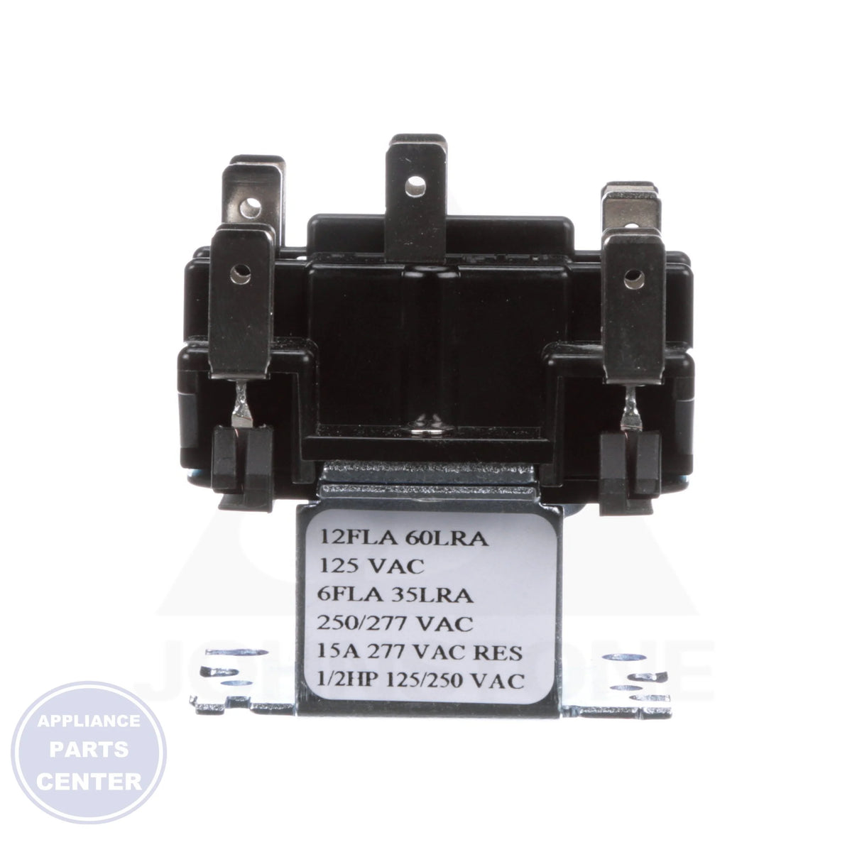 2 Pole Switching Relay 90-342 - Side view with 208/240 Coil Voltage