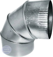 Sheet Metal Elbow 901428 - Main view showing precise 90° bend angle for HVAC systems