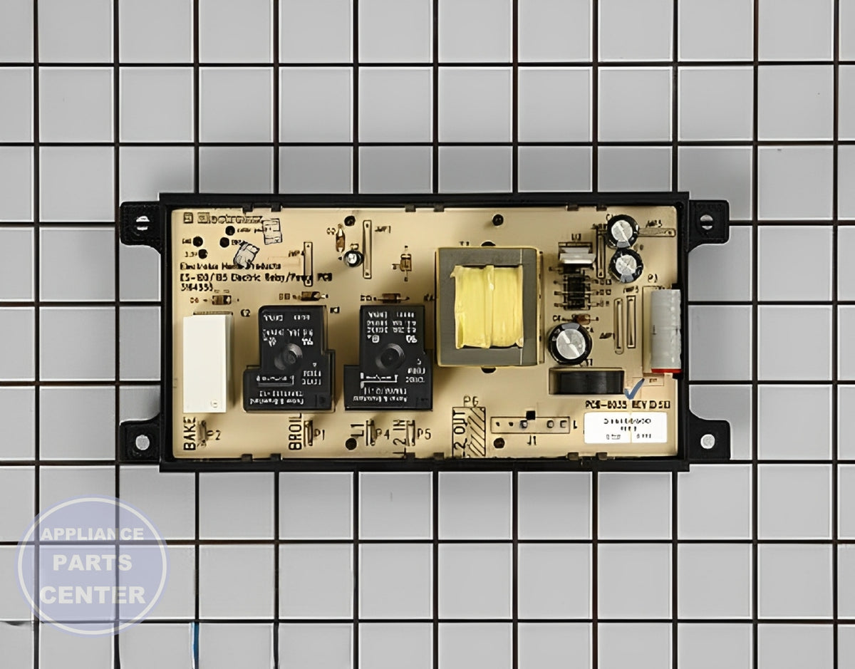 Oven Control Board 903091-9031 - Side view with precise measurements