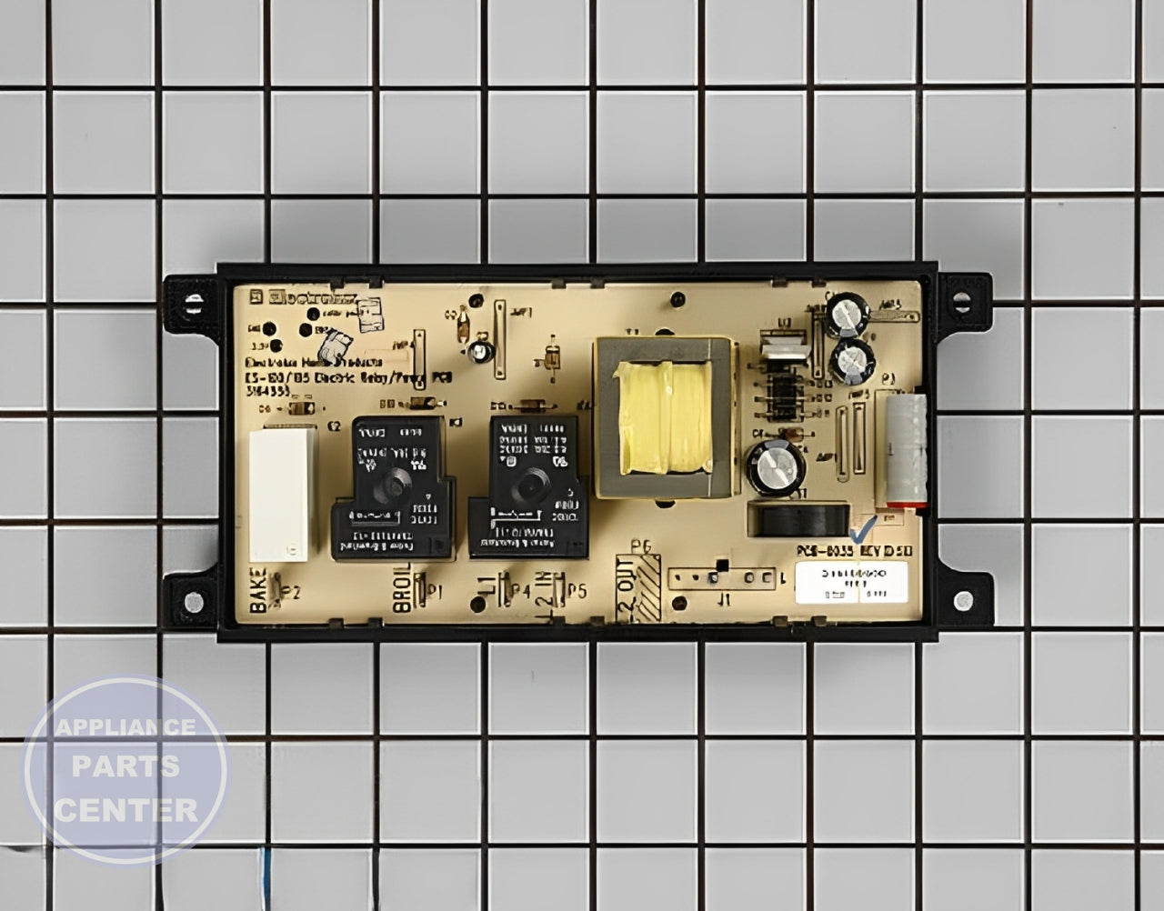 Oven Control Board 903091-9031 - Side view with precise measurements