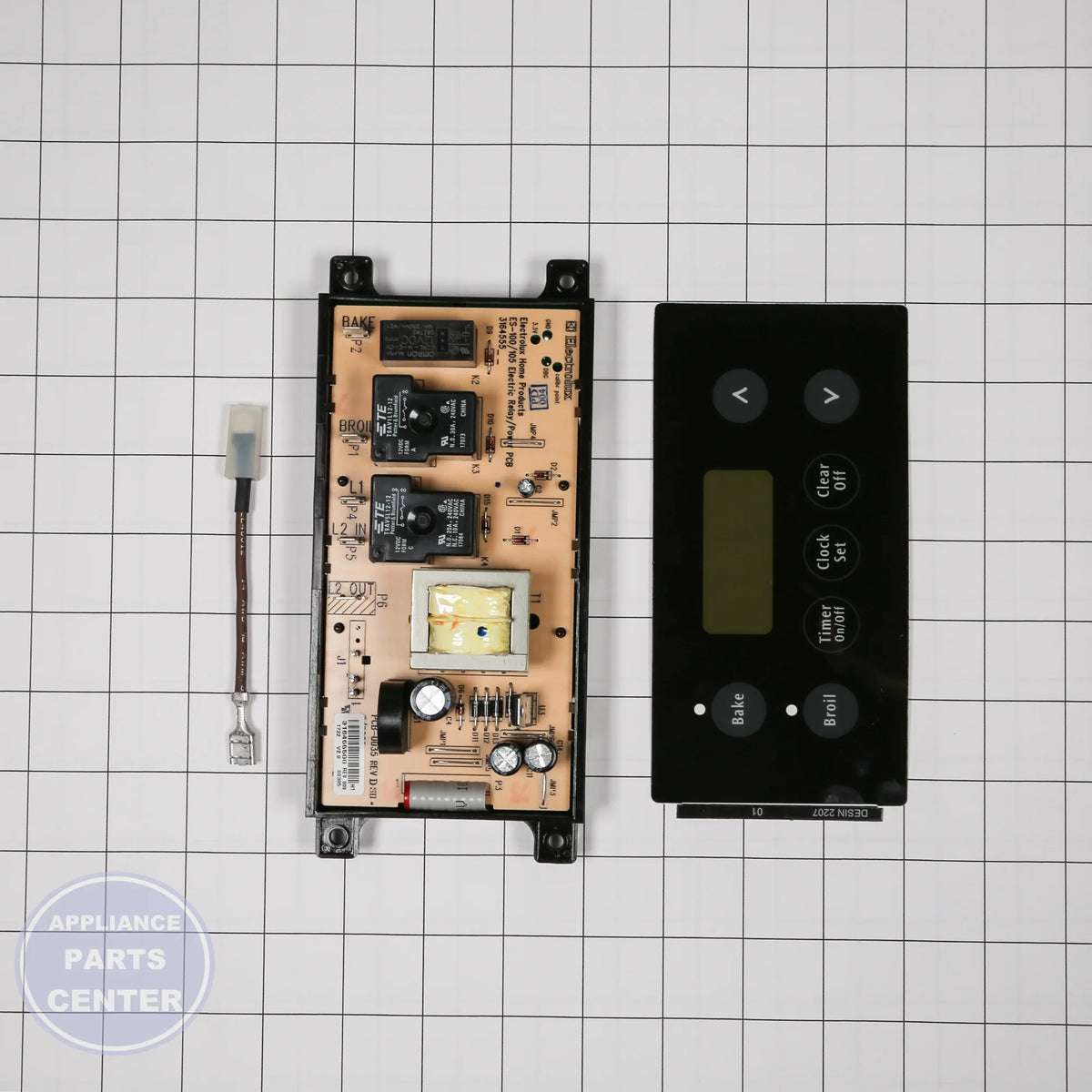 WCI TIMER 903091-9050 - Installation in model 318185301 showing key mounting points