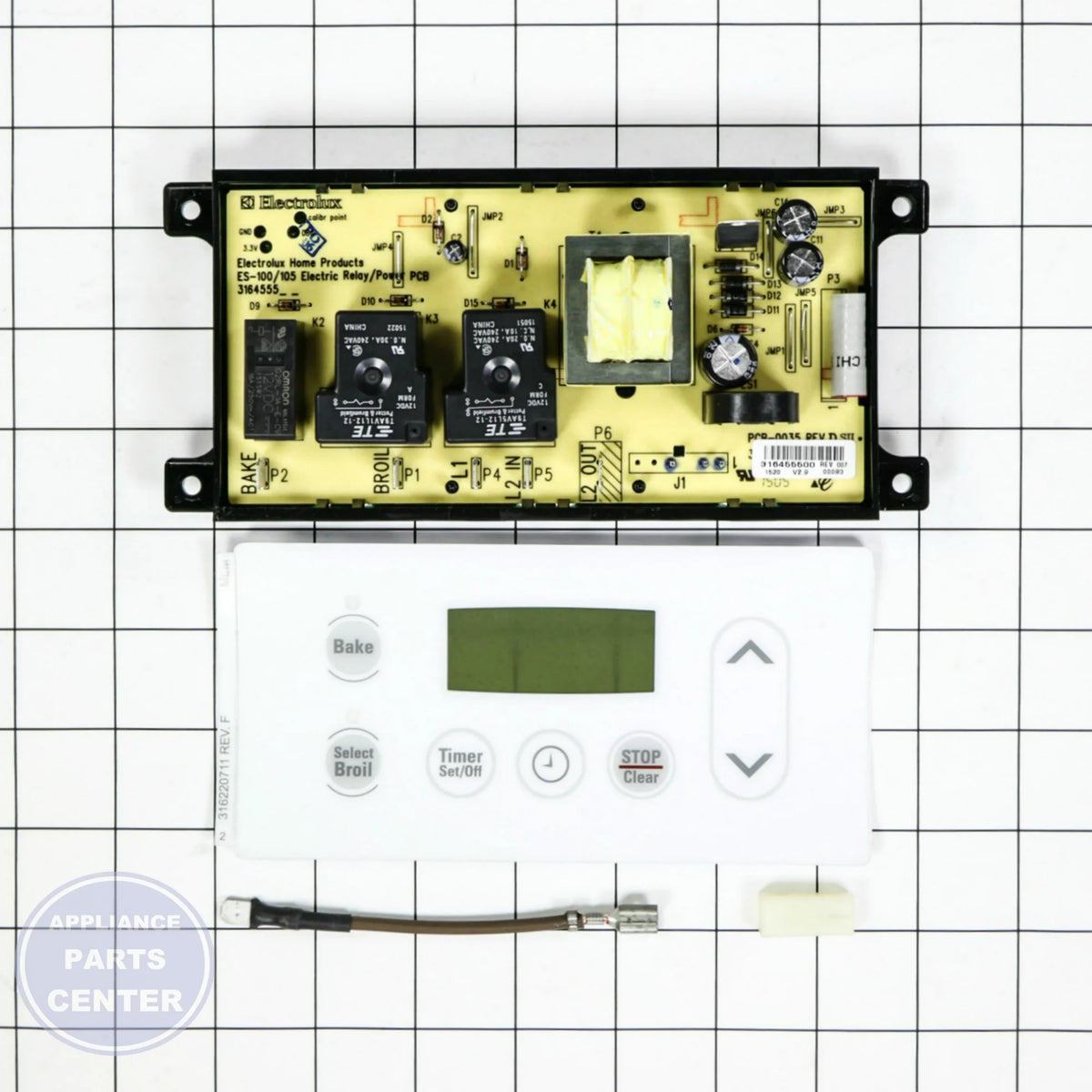 CLOCK/TIMER KIT 903091-9051 - Detailed view of touch buttons for programming