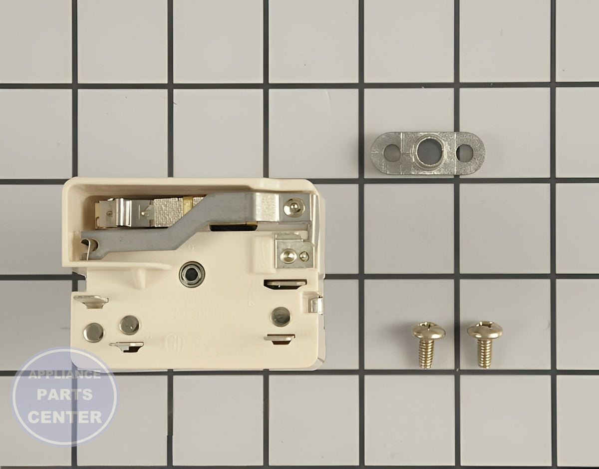 FRIGIDAIRE OVEN SURFACE ELEMENT SWITCH 903136-9010 - Installation in specific model showing key mounting points