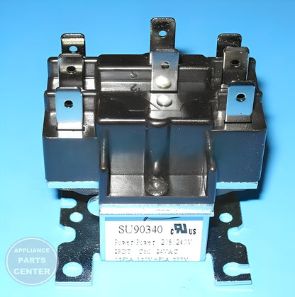 SEA SWITCHING RELAY 24 VAC DPDT 90340 - Installation in SEA models showing key mounting points