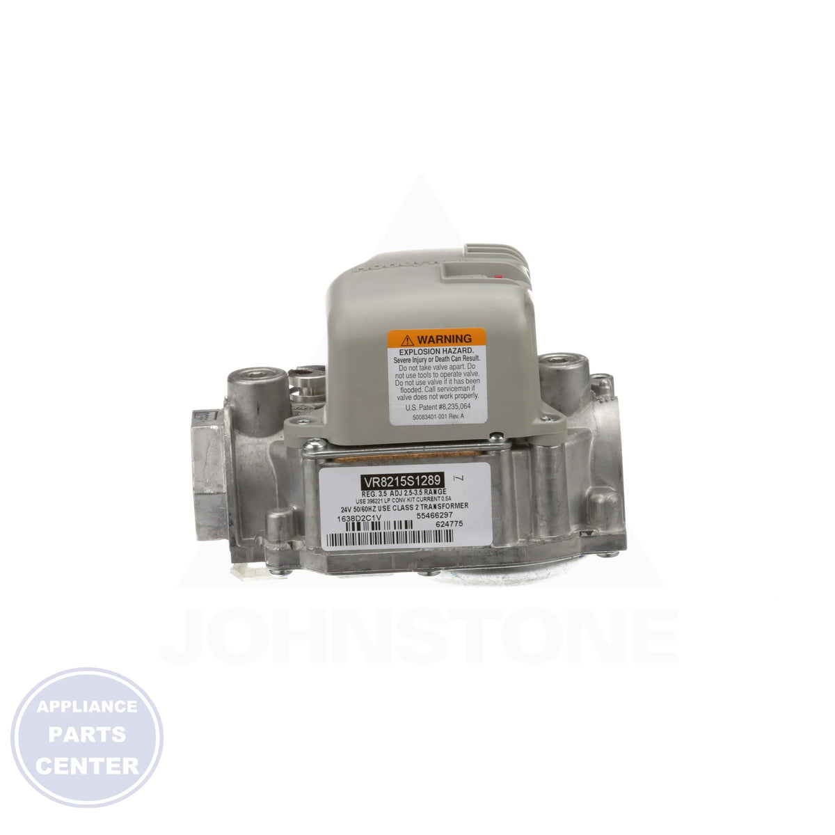 GAS VALVE 904081 - Detailed view of the Honeywell VR8205S technical details