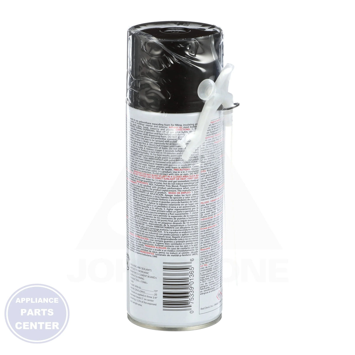 Foam & Fill Fire Block 915 - Side view with 12 Oz. capacity