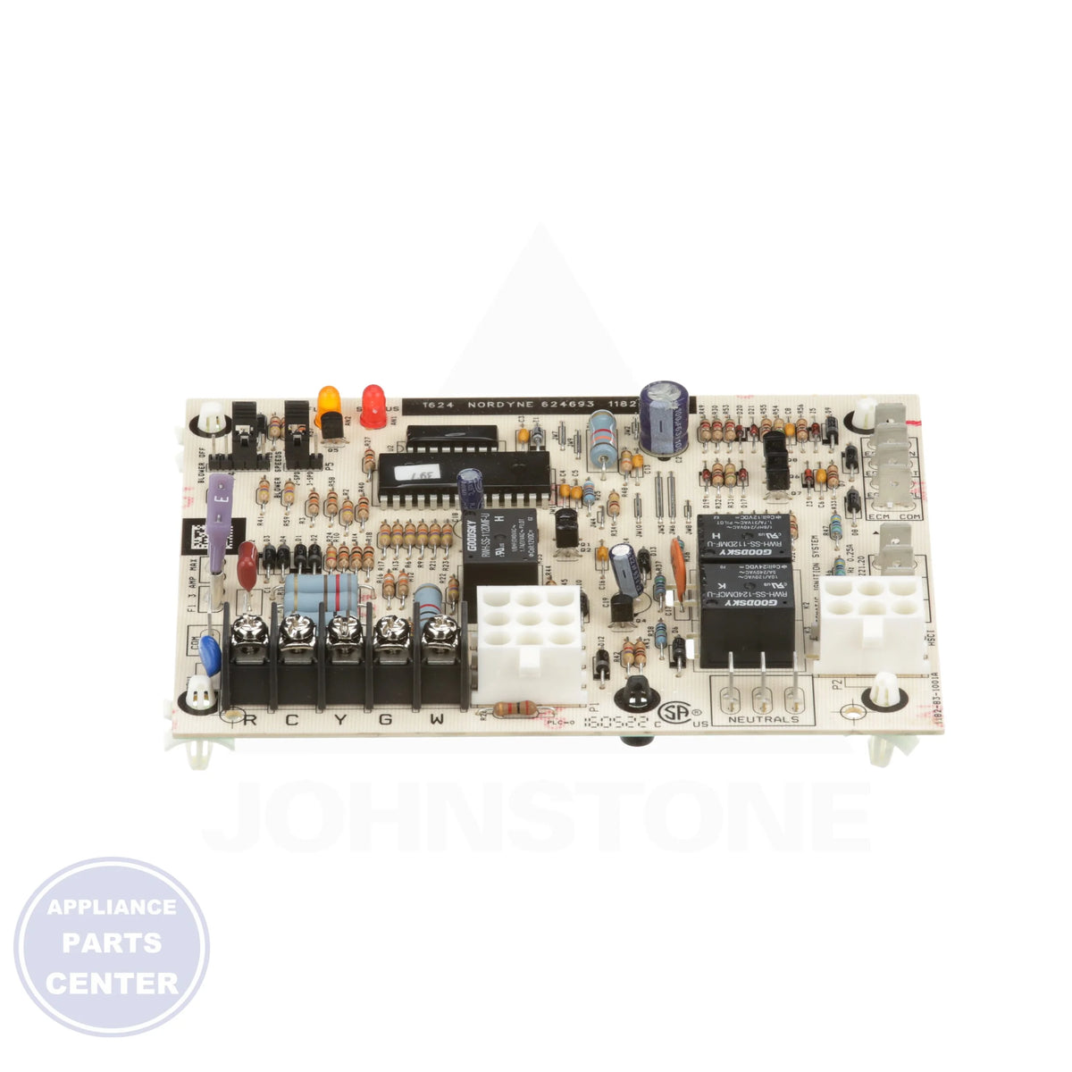 Control Board 919943 - Detailed view of Circuit Board & Timer specs