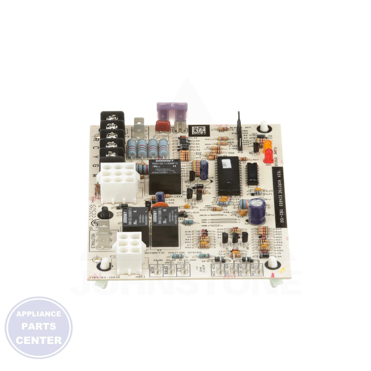 Control Board 919943 - Side view with 6.5 x 4.2 inches dimensions