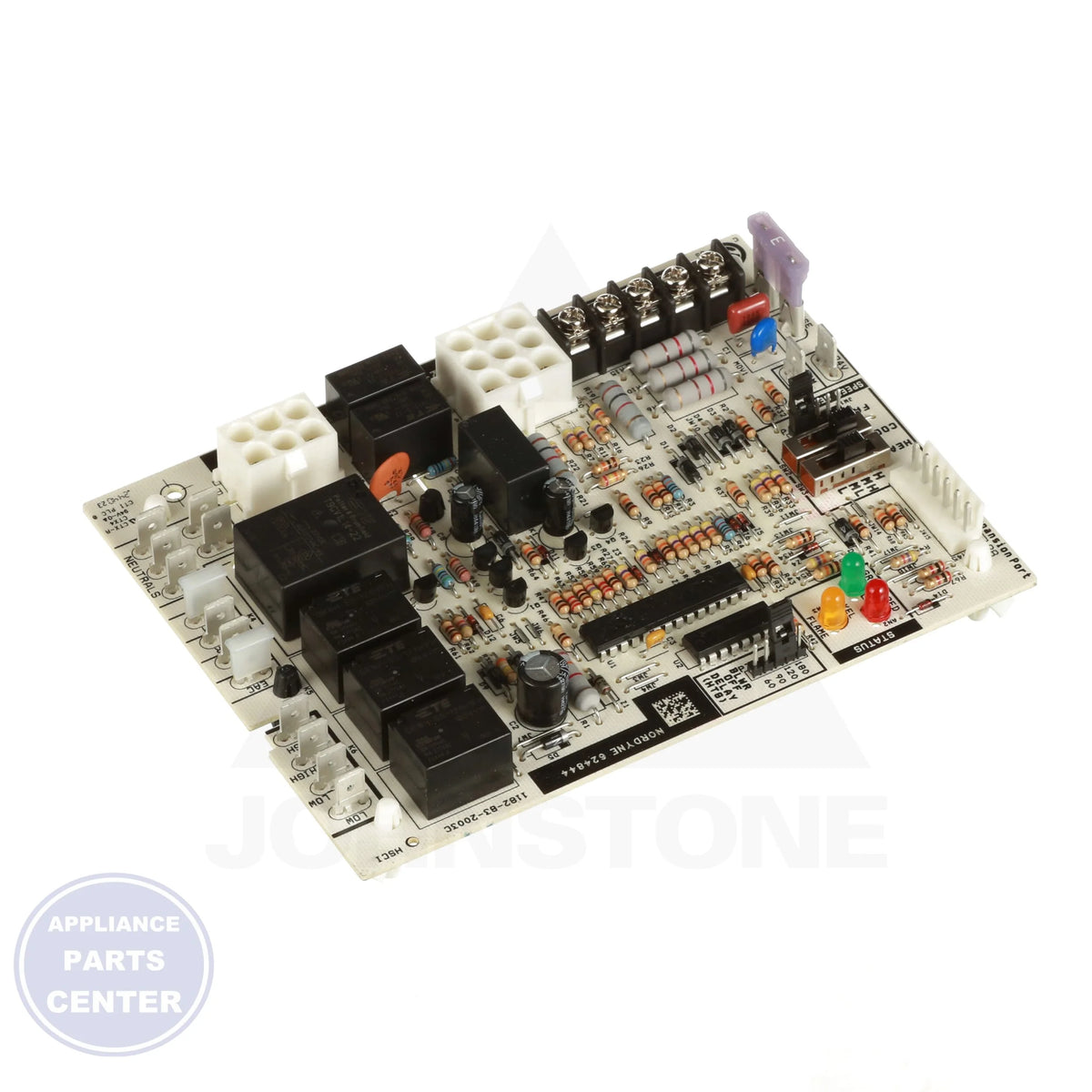 Control Board 920915A - Side view with specific measurements