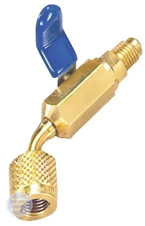 Compact Ball Valve Adapter 93842 - Main view showing full flow for charging and recovery for B12-765 models