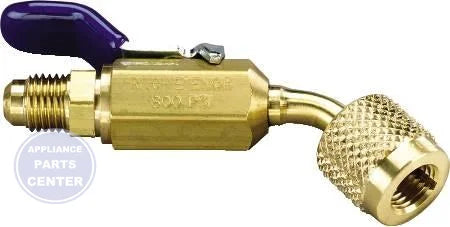 [Brand] Compact Ball Valve Adapter 93843 - Main view showing 45° angle valve for [specific models]