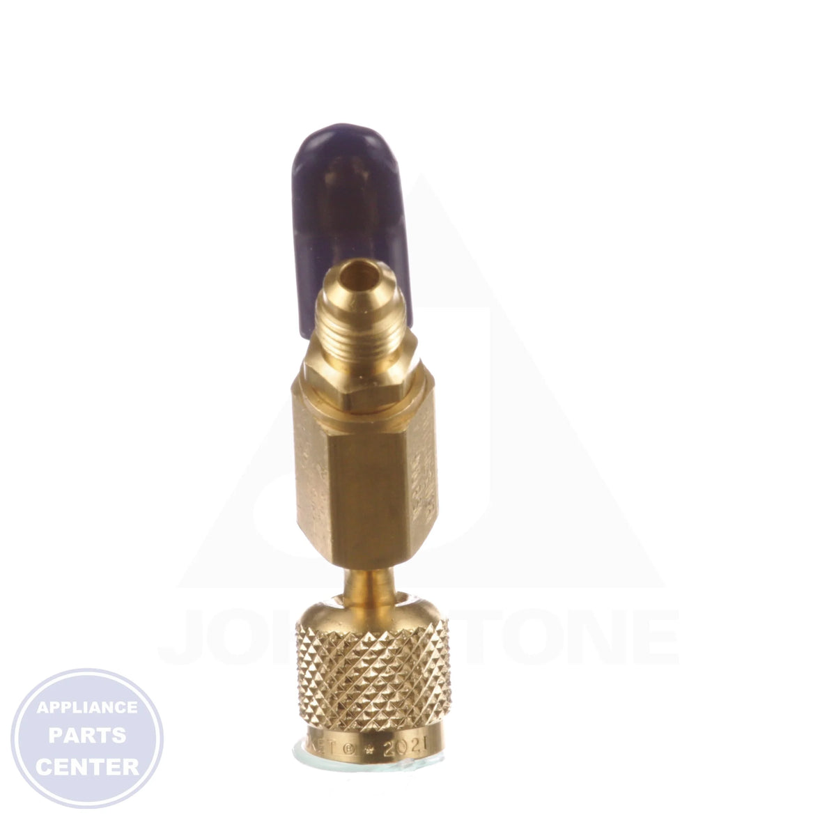 Compact Ball Valve Adapter 93843 - Side view with 1/4" measurements