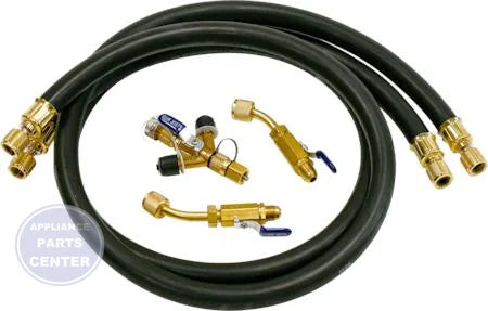 Deluxe MaxFlow™ Evacuation Kit 93916 - Main view showing 45° Ball Valves for various models