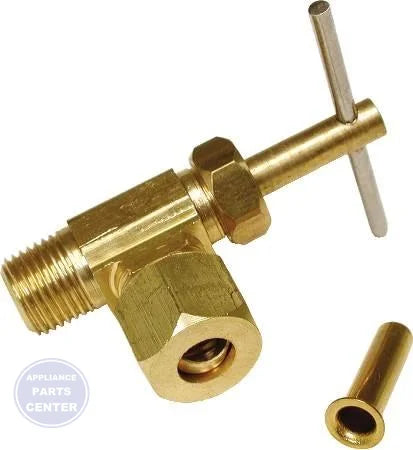 [Brand] Low Lead 1/4" Water Angle Valve 94396 - Main view showing durable brass construction for various models