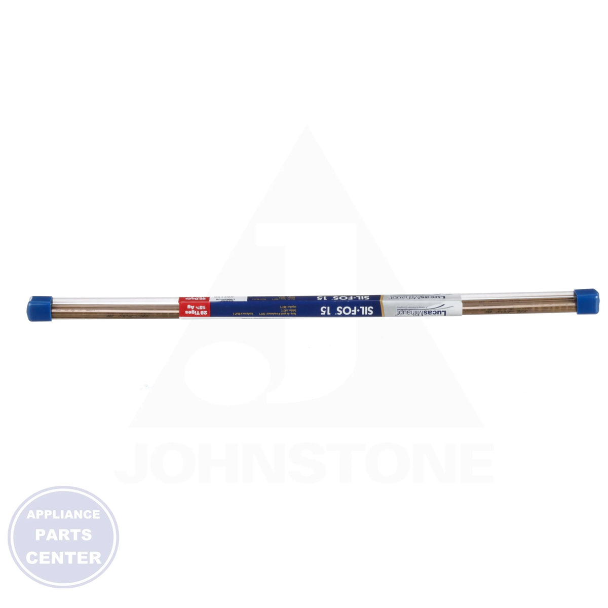 Sil-Fos 15 Phosphorus/Copper/Silver Alloy 95150 - Side view with 15% silver content and high-temperature specs