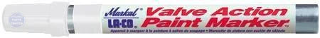 Valve Action™ White Liquid Paint Marker 96820 - Main view showing quick-drying feature for multiple surfaces