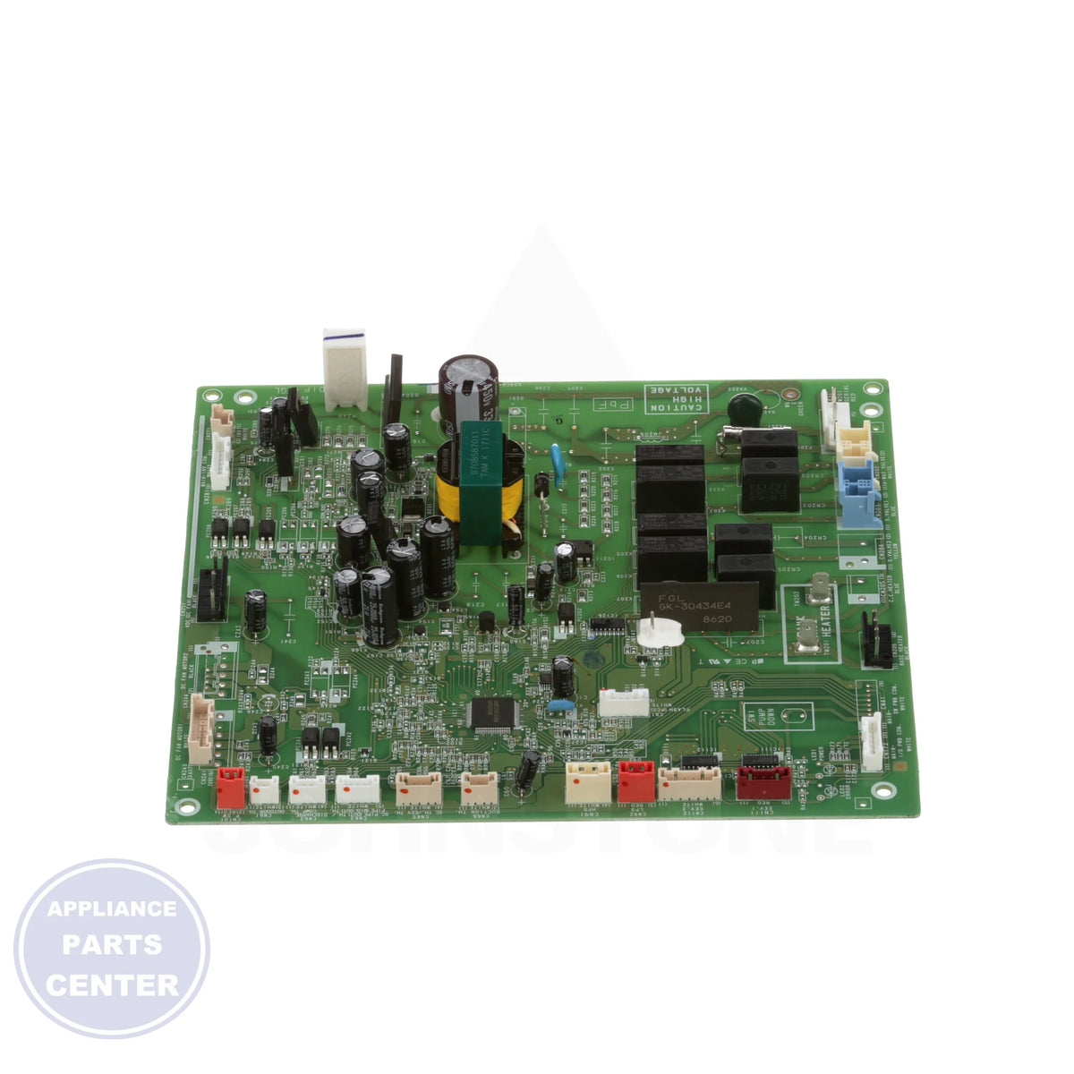 PCB Assembly 9709900017 - Side view with specific measurements