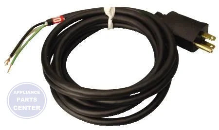 Round Industrial Grade Power Supply Cords 9856SW0008 - Main view showing water-resistant jacket for industrial equipment