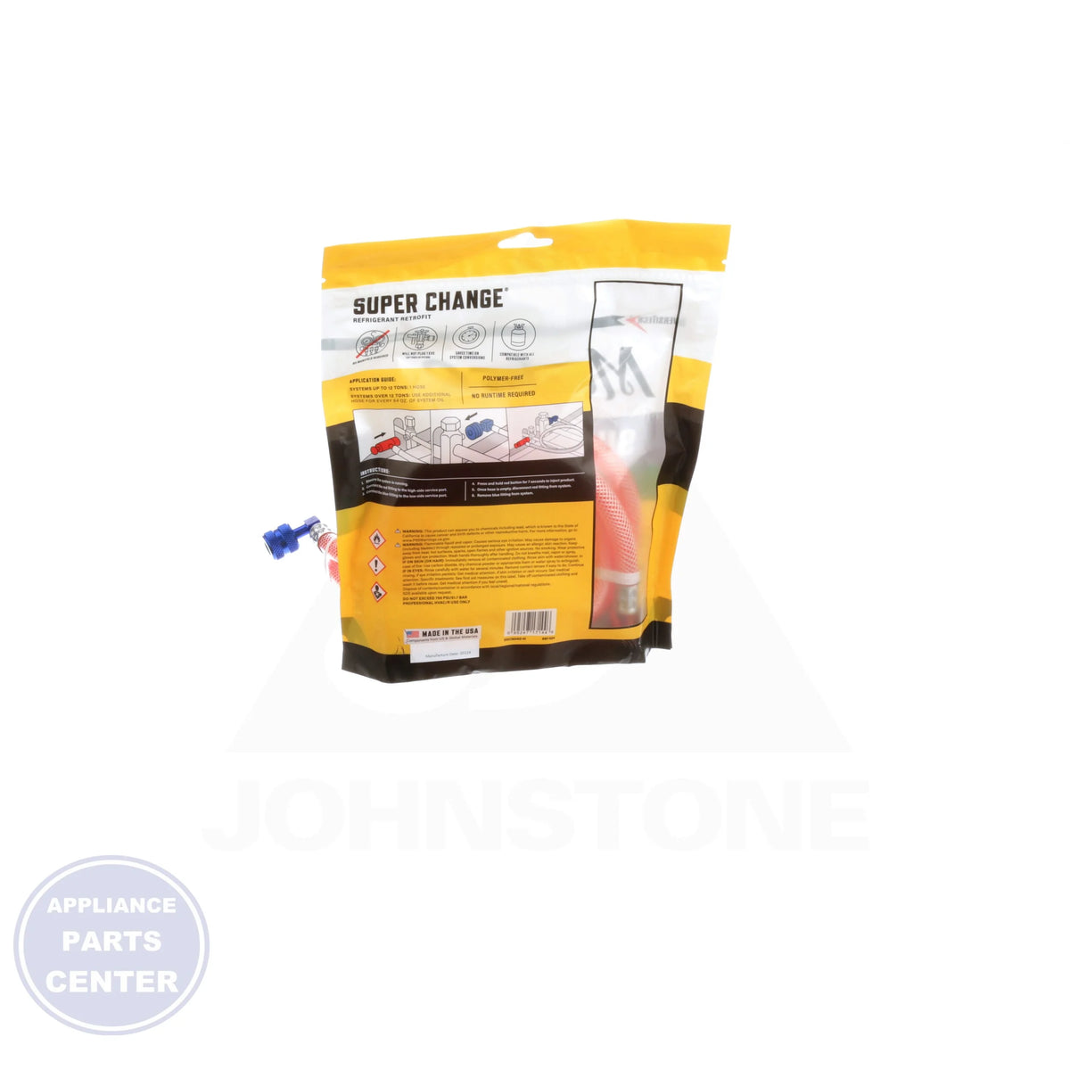 Super Change Refrigerant Retrofit 991-MC - Side view with anti-corrosive specifications