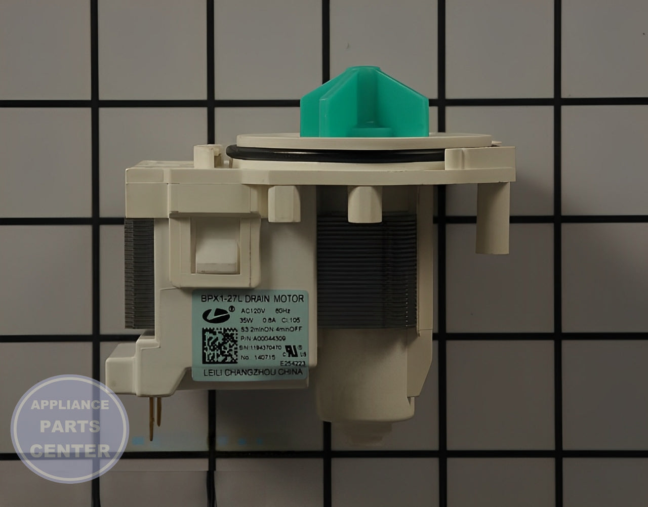 FRIGIDAIRE DISHWASHER DRAIN PUMP A00044305 - Main view showing efficient wastewater removal for popular FRIGIDAIRE models