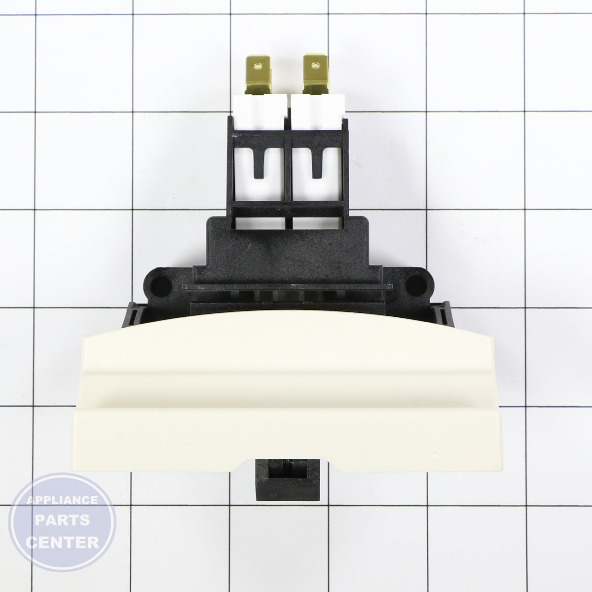 LATCH ASSY A00104103 - Side view with precise measurements