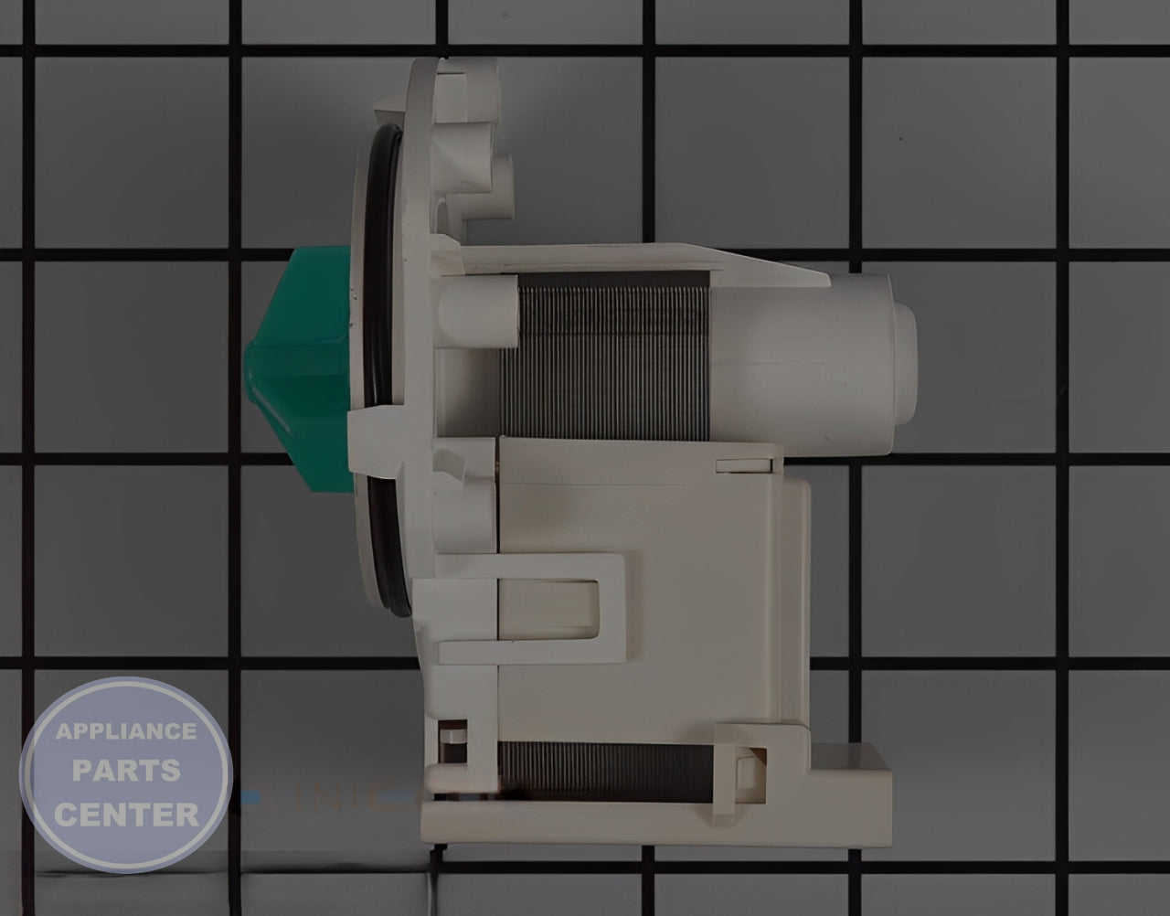 FRIGIDAIRE DISHWASHER DRAIN PUMP ASSEMBLY A00126401 - Installation in WCI Dishwasher showing key mounting points