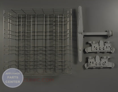 FRIGIDAIRE UPPER RACK ASSEMBLY A01986801 - Side view with 22 x 20 inches measurements