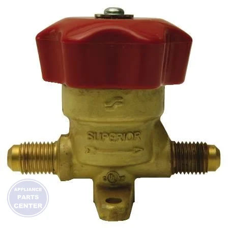 Tuffy Series Diaphragm Packless Valve A14837 - Main view showing stainless steel diaphragm for various refrigerant models