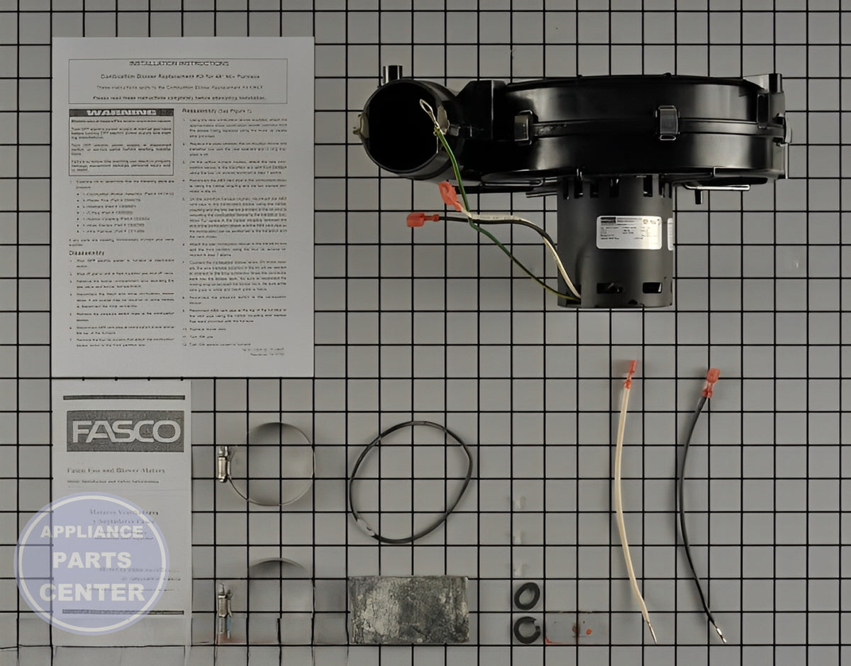 FASCO DRAFT INDUCER MOTOR A170 - Main view showing efficient ventilation for FAS furnaces