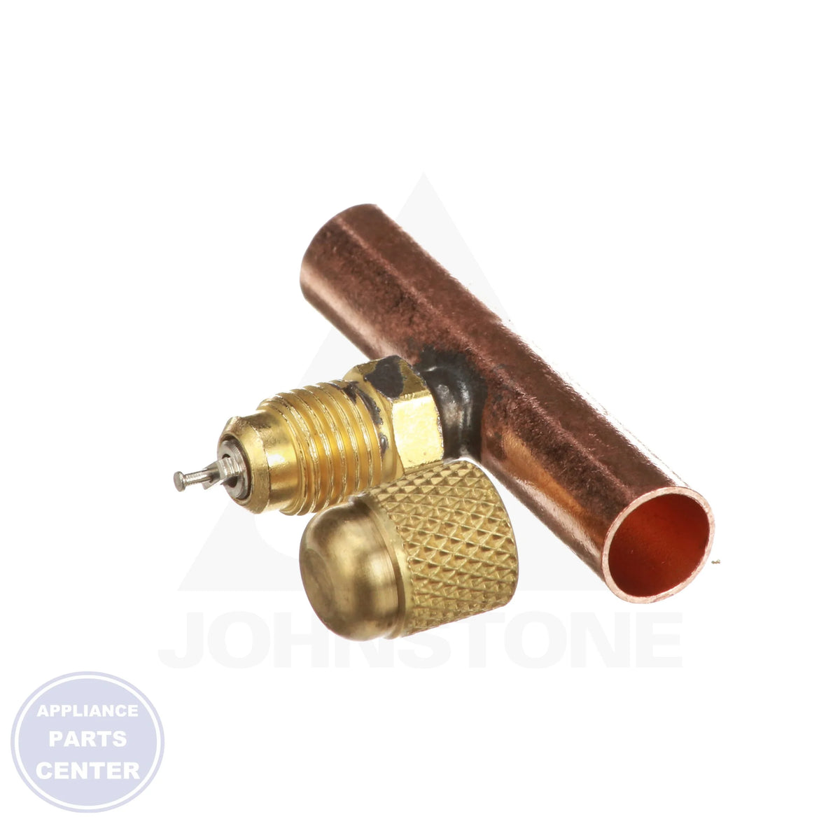 Solder Tee A31136 - Detailed view of extra depth slip fit cups