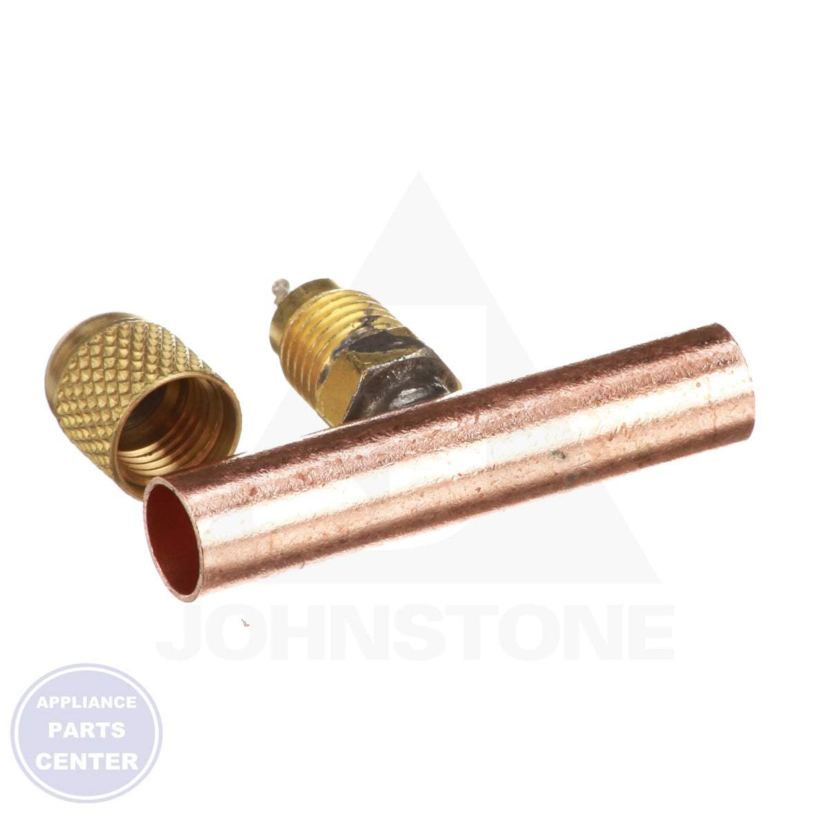 Solder Tee A31136 - Side view with 3/8" ODS x 1/2" ODF size specs