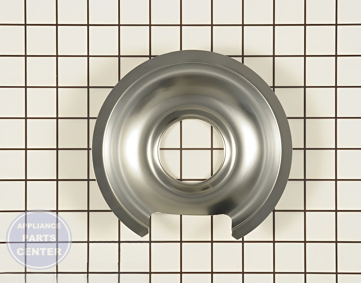 FRIGIDAIRE 6" CHROME DRIP PAN A316221501 - Main view showing shiny chrome finish for WCI Range models