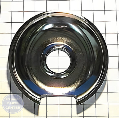 FRIGIDAIRE 8" CHROME DRIP BOWL A316222101 - Detailed view of durable chrome material