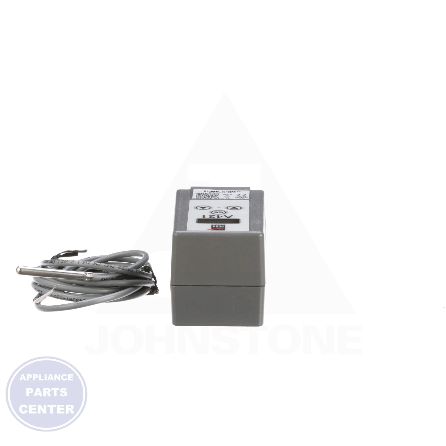 Electronic Temperature Control A421ABC-02C - Side view with a Setpoint range of -30°F to +212°F