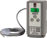 [Brand] Electronic Temperature Control A421ABD-02C - Main view showing temperature setpoint range for [specific models]