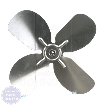 Light Duty Aluminum Fan Blade A61471 - Side view with 6-1/2" diameter and 4 blades