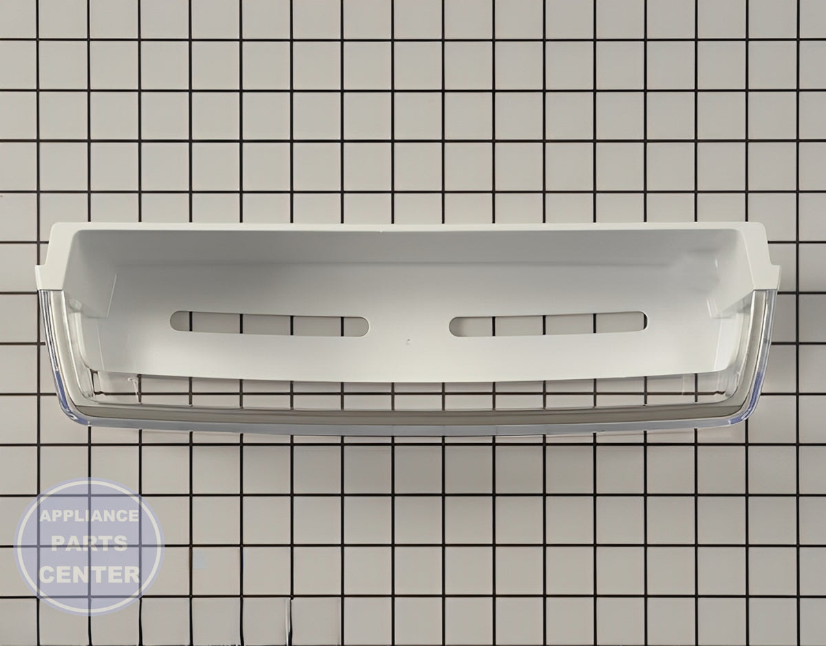 LG REFRIGERATOR DOOR SHELF BASKET ASSEMBLY AAP73252302 - Detailed view of shelf and shelf support
