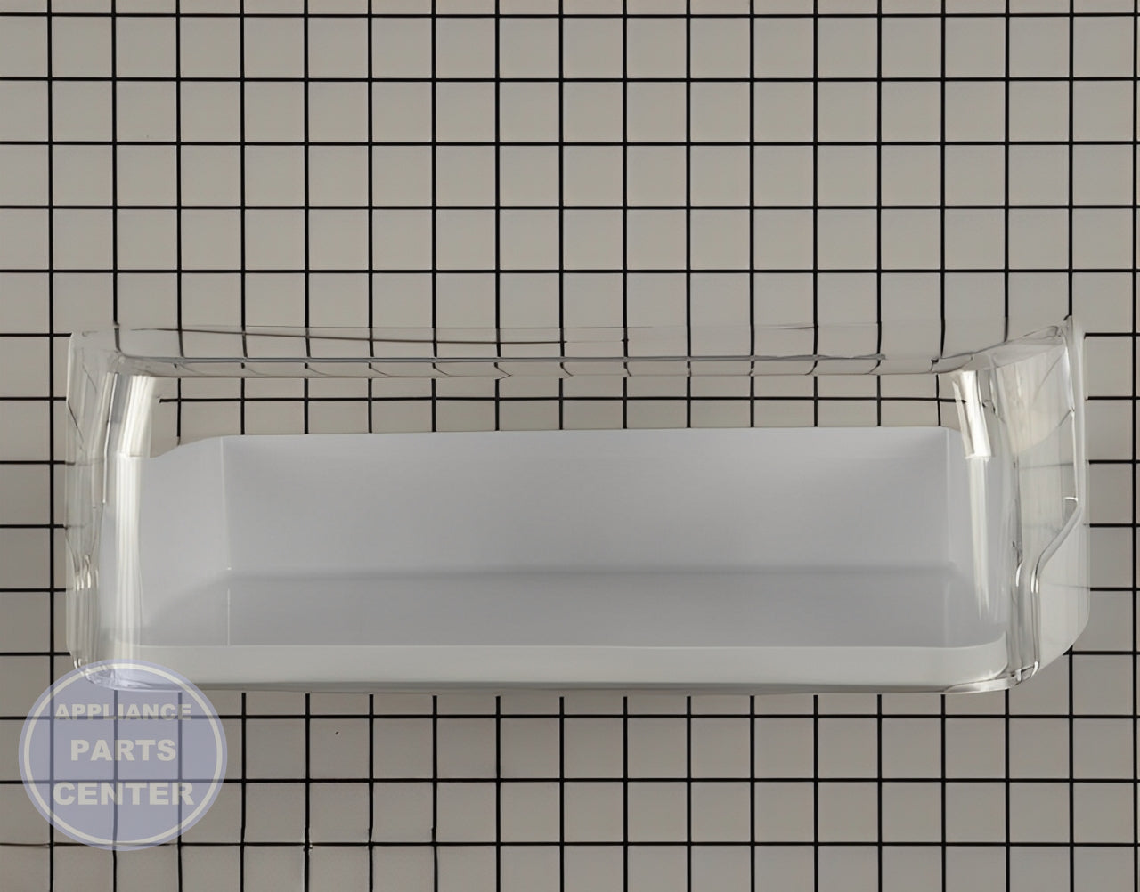 LG Refrigerator Door Shelf Basket Assembly AAP73351301 - Detailed view of shelf support details
