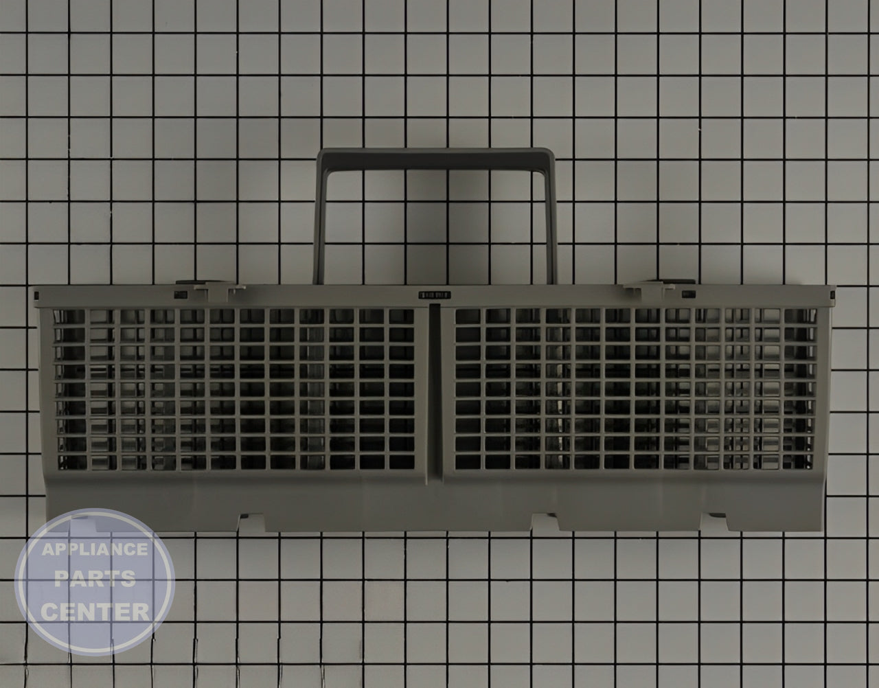 Silverware Basket AAP74471301 - Side view with 10.5" x 9" x 5" size specifications