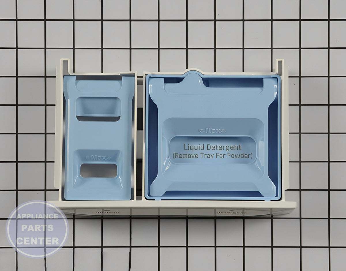 L-G BOX ASSEMBLY,DETERGENT AAZ72925601 - Main view showing efficient detergent dispensing for L-G washing machines
