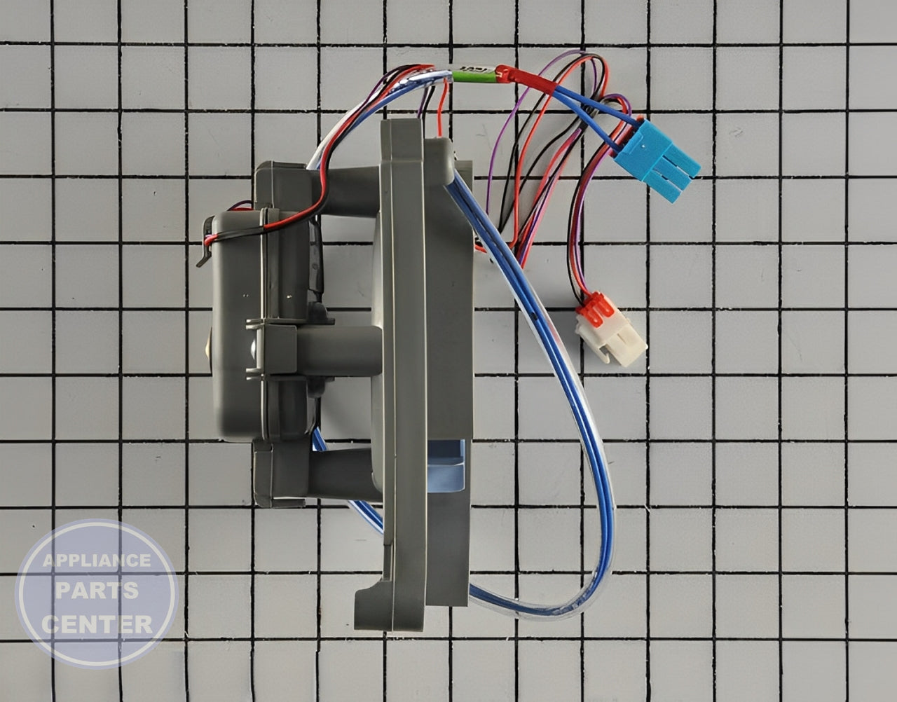LG MOTOR BRACKET ASSEMBLY ABA72913421 - Side view with precise measurements for perfect fit