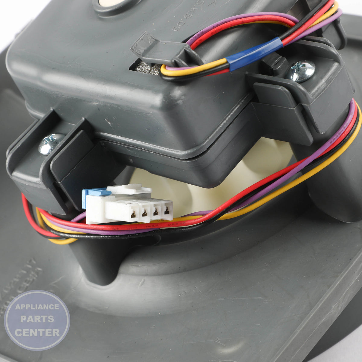 BRACKET ASSEMBLY,MOTOR ABA72913424 - Side view with precise measurements