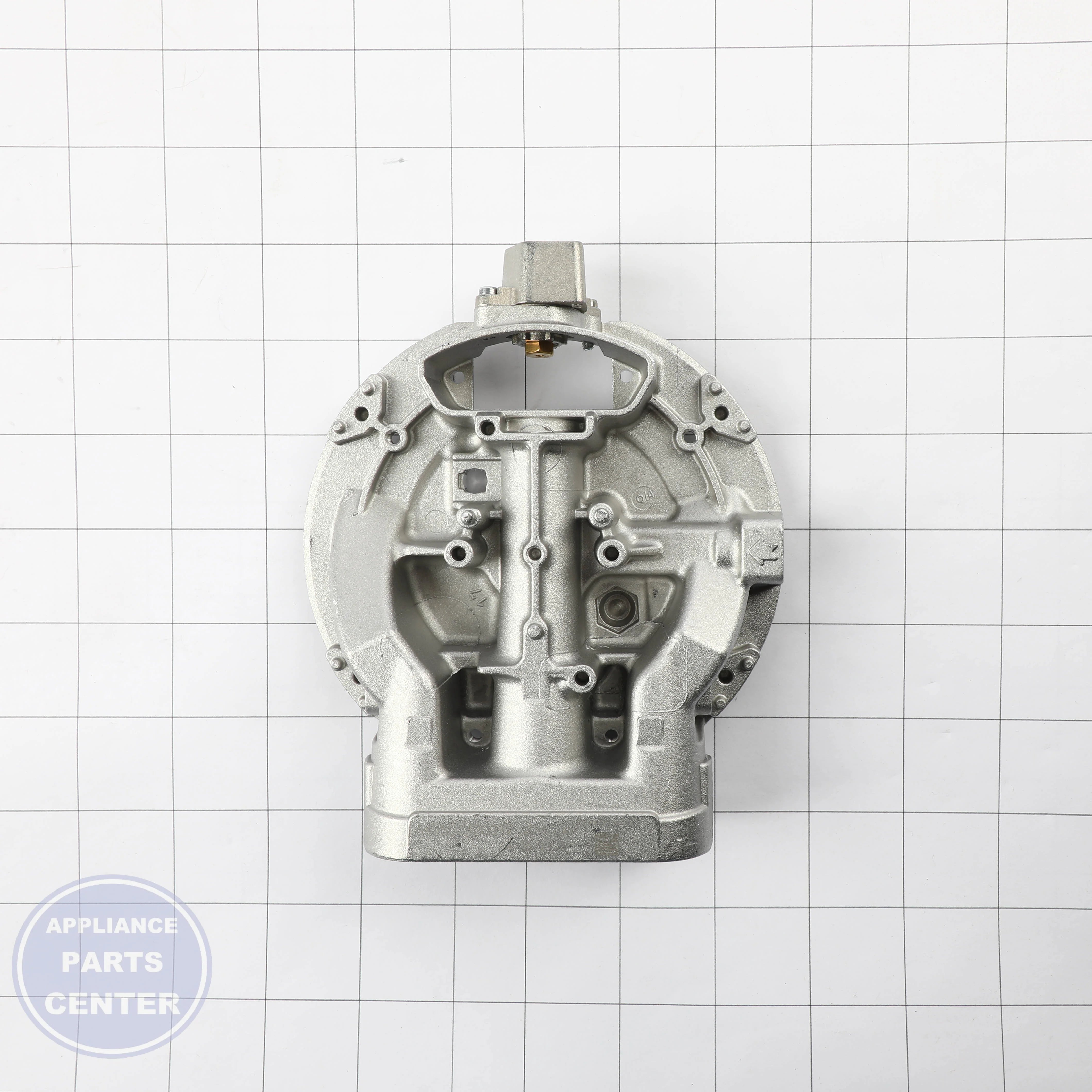 L-G BURNER ASSEMBLY ABF74049704 - Installation in specific L-G model showing key mounting points