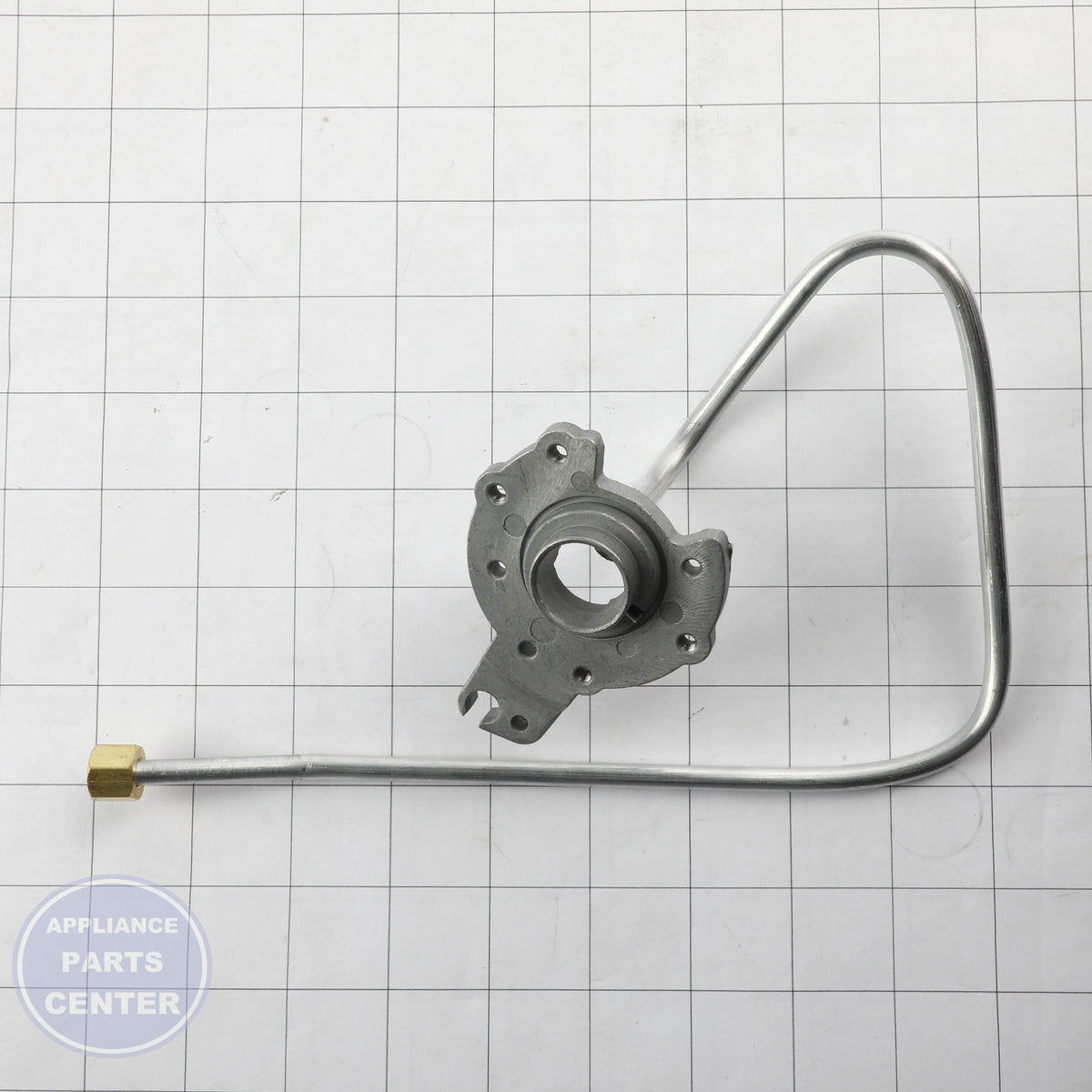 L-G BURNER ASSEMBLY ABF74369701 - Installation in specific model showing key mounting points