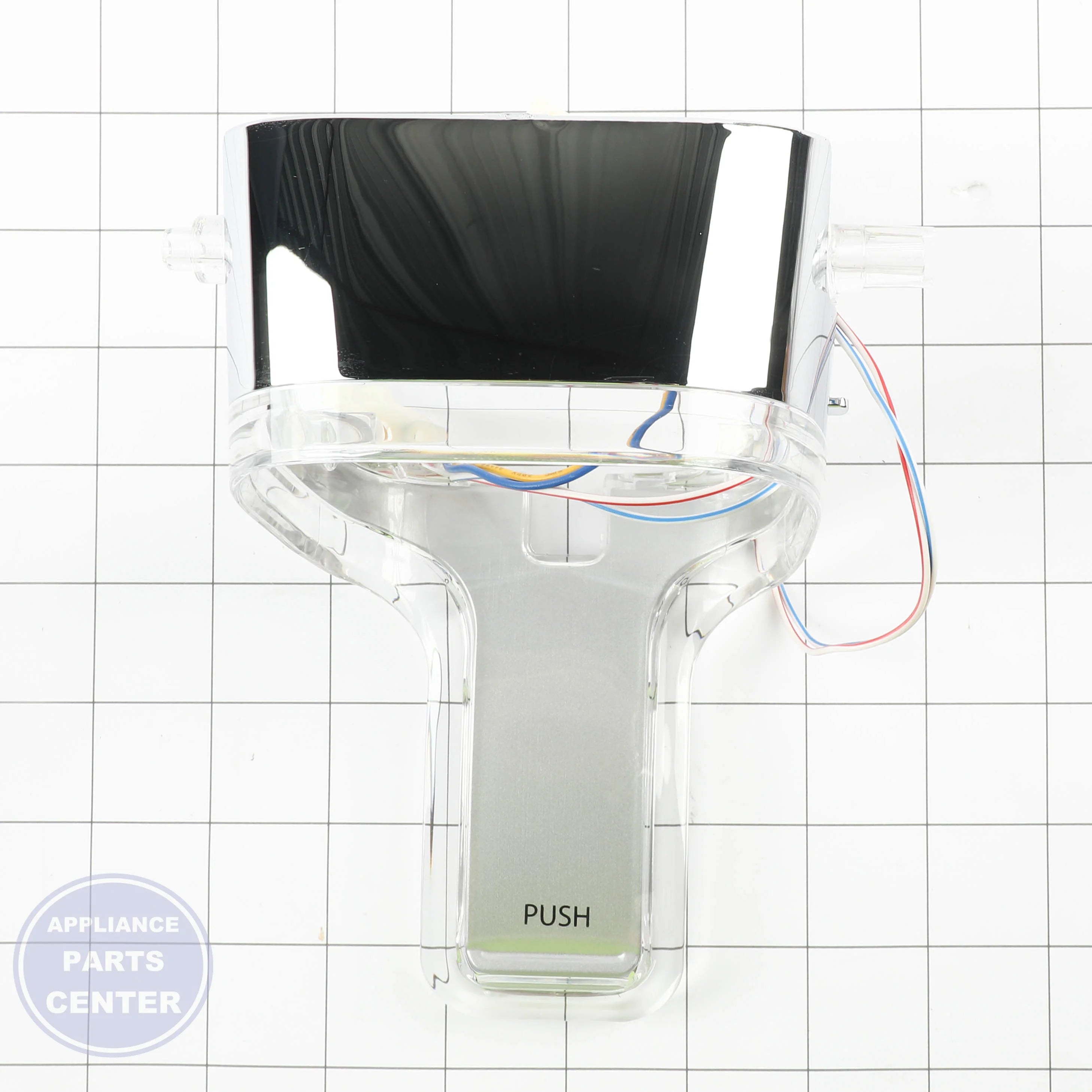 L-G BUTTON ASSEMBLY ABH75139701 - Installation in specific L-G model showing easy mounting points