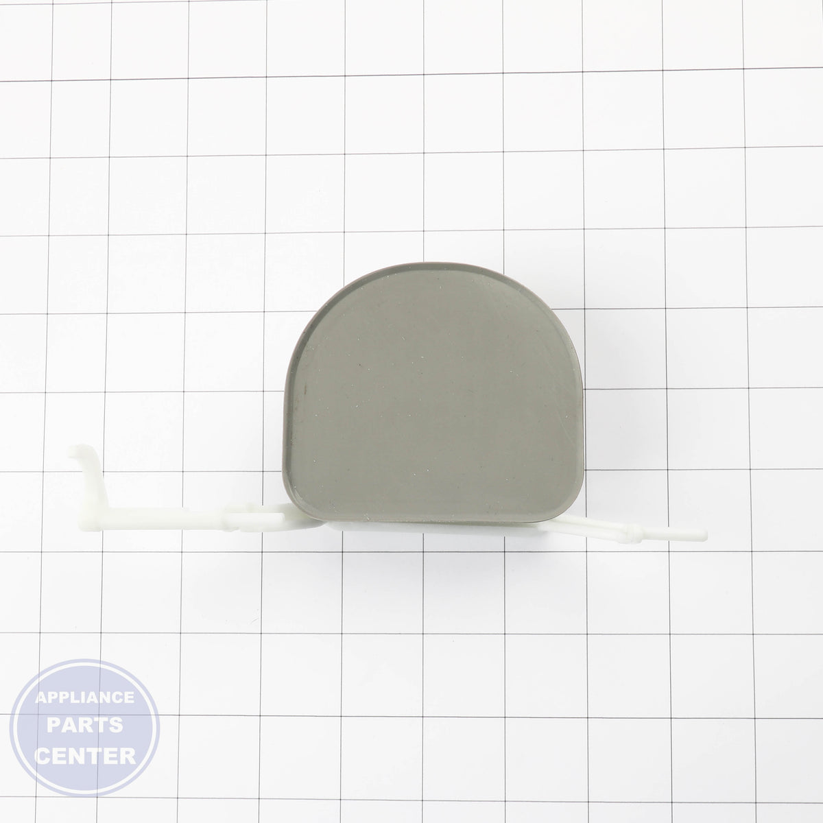 CAP ASSEMBLY,DUCT ABN73678305 - Side view with precise measurements