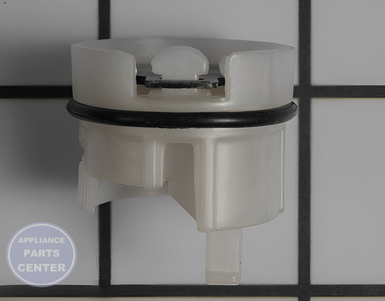 Kenmore LG Dishwasher Check Valve ABQ73502701 - Main view showing valve and float for Kenmore XYZ and LG ABC series
