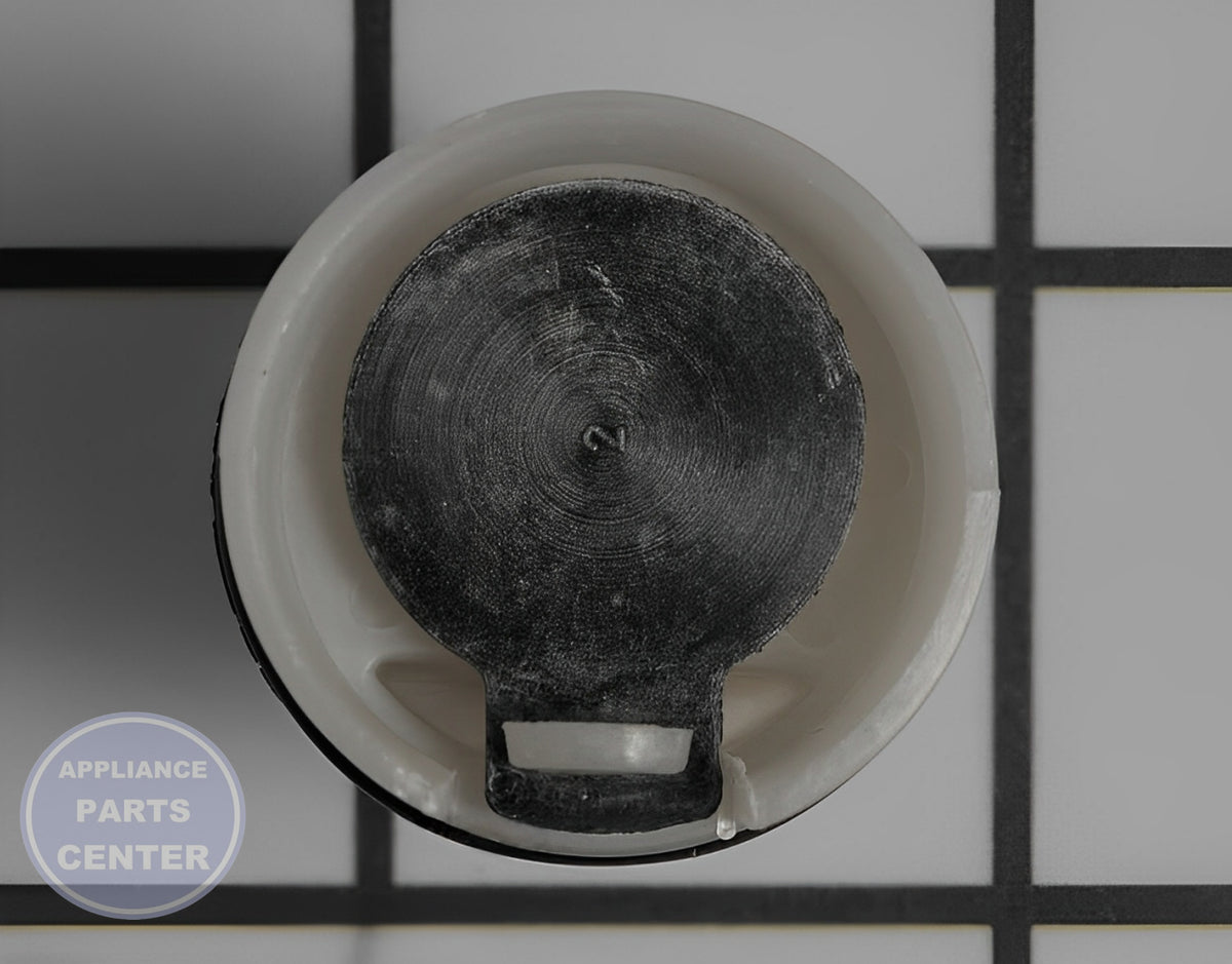 Check Valve ABQ73502701 - Side view with 2.5-inch diameter and 3-inch height